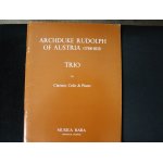 Archduke rudolph of austria trio clarinette, violoncelle et piano