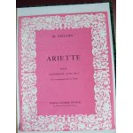 Ariette pour saxophone alto mi b Ariette pour saxophone alto mi b