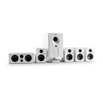 Auna areal 525 système d'enceintes actives 5. 1 canaux 95w rms aux - blanc Auna areal 525 système d'enceintes actives 5. 1 canaux 95w rms aux - blanc