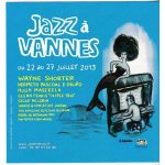 Autocollant berberian charles festival jazz vannes 2013