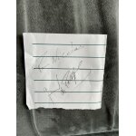 Autographe g�rald de palmas