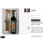 Autographe hallyday dedicace hallyday sur bouteille de vin hallyday idem celle vendue 372 euros chez ...