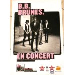 B. b. brunes - affiche musique / concert / poster B. b. brunes - affiche musique / concert / poster