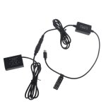 Batterie factice ack - e18 dr - e18 coupleur cc lp - e17 pour canon eos rebel rp sl2 sl3 t6i t6s t7i ...