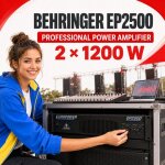 Behringer europower ep2500 � amplificateur de puissance professionnel 2 × 1200 w