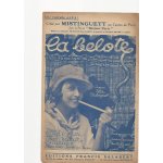 La belote. mistinguett. a 89 La belote. mistinguett. a 89