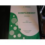 Simplement berceuse pour violon et piano