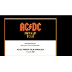 Billet de concert ac dc hippodrome longchamps (13 ao�t 2024)