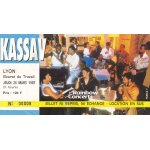 Billet concert kassav' mars 87 bourse du travail lyon Billet concert kassav' mars 87 bourse du travail lyon