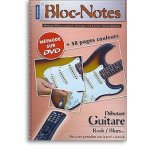 Bloc notes guitare electrique methode livre + dvd