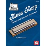 Blues harp for diatonic and chromatic harmonica de phil duncan, edition mel bay