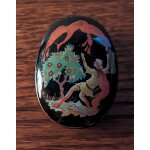 Boite a musique en porcelaine - the franklin mint   firebird   : l'oiseau de feu