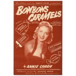 Bonbons caramels. . . (nol roux, edward chekler, marcel dubel) / partition originale 1953