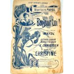 Bonjour toi ! r�pertoire mayol - chanson cr��e par mayol a la scala esther lekain, anna thibaud - paroles ...