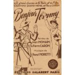 Bonjour tommy - succ�s de la radio et du film  chantons quand m�me  de pierre caron - paroles de jean ...