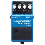 Boss cs - 3 compression sustainer - pédale d'effet compresseur Boss cs - 3 compression sustainer - pédale d'effet compresseur