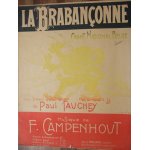 La brabanonne. chant national belge arrang pour piano.