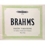 Brahms haydn variations st antony chorale piano duet peters