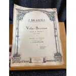 Brahms valse - berceuse germania opus 39 partition violon piano chapelier philippo