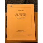 Bruno ducol nu couch ciel de feu partition 3 fltes et dispositif electro - acoustique cd partition ...