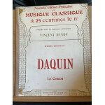 C. daquin le coucou rondeau piano partition editions maurice senart d'indy