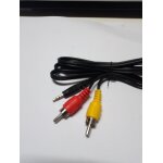 Cable adaptateur rca male vers jack mâle 2, 5mm audio stéréo cordon 0. 90 m Cable adaptateur rca male vers jack mâle 2, 5mm audio stéréo cordon 0. 90 m