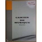Cahier de musique 16 portées - grand format - vierge - robert martin - Cahier de musique 16 portées - grand format - vierge - robert martin -