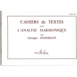 Cahiers de textes pour l'analyse harmonique volume 1 Cahiers de textes pour l'analyse harmonique volume 1