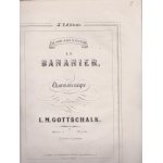 Cahier toil� cartonn� - epsom - polka par gaston de lille - le bananier par gottschalk - suavita par ...