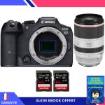 Canon eos r7 + rf 70 - 200mm f2. 8 l is usm + 2 sandisk 64gb extreme pro uhs - ii sdxc 300 mb / s + ebook ...