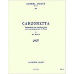 Canzonetta pour saxophone alto avec accompagnement de piano Canzonetta pour saxophone alto avec accompagnement de piano