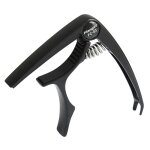 Capo guitare folk et electrique - finition noire -