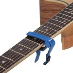 Capo a pince capodastre guitare acoustique folk electrique classique bleu Capo a pince capodastre guitare acoustique folk electrique classique bleu