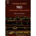 Carl maria von weber: trio in g minor op. 63 - pour fl�te, violoncelle ou alto et piano