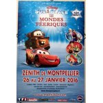 Cars - disney - les mondes f�eriques - affiche / poster livr� roul�