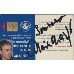 Carte t�l�phonique d�dicac�e