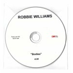 Cd 1 titre robbie williams bodies 4'04  (pochette plastique) rare & trs bon etat