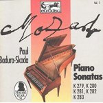 Cd mozart pianos sonatas sonates k 279 a 283 paul badura - skoda