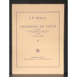 Chansons de flte - pour flte (ou hautbois, ou clarinette, ou saxophone soprano, ou trompette ut ou ...