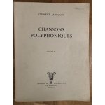 Chansons polyphoniques janequin edition l'oiseau lyre volume 3