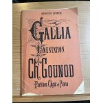 Charles gounod gallia lamentation partition chant piano editions choudens