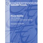 Charles koechlin : trio d'anches pour hautbois, clarinette et basson opus 206 - peermusic