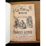 Charles lecocq le coeur et la main partition chant piano editions maquet