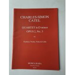 Charles - simon catel - quartet in d minor - op2, n3 for clarinet, violin, viola & cello - quatuor pour ...