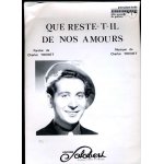 Charles trenet que reste t'il de nos amours pour piano facile avec accords de guitare Charles trenet que reste t'il de nos amours pour piano facile avec accords de guitare