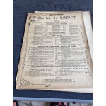 Chateau. de b�riot 6me air vari� pour violon acc piano