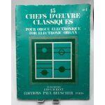 Chefs d'ouvre classiques pour orgue electronique n 4 for electronio organ transcription leo laurent