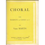 Choral pour trompette ou cornet sib de victor martin Choral pour trompette ou cornet sib de victor martin