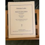 Christian lauba 9 etudes saxophone soprano tnor cahier 2 partition ed. leduc