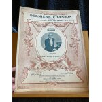 Christine / frinck & fragson derni�re chanson partition chant piano ed. salabert